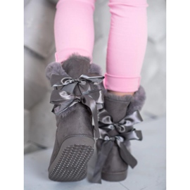 High Mukluki With Bows grey 2