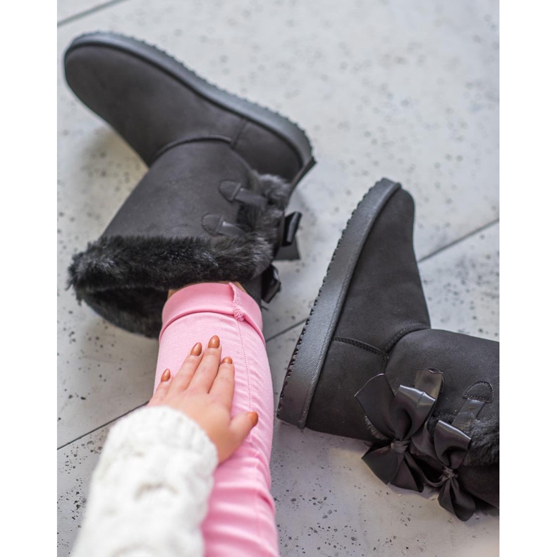 High Mukluki With Bows black 2