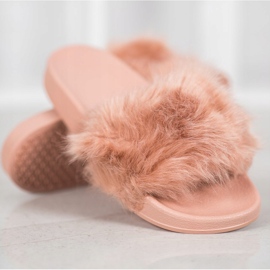 SHELOVET Rubber Slippers With Fur multicolored 1