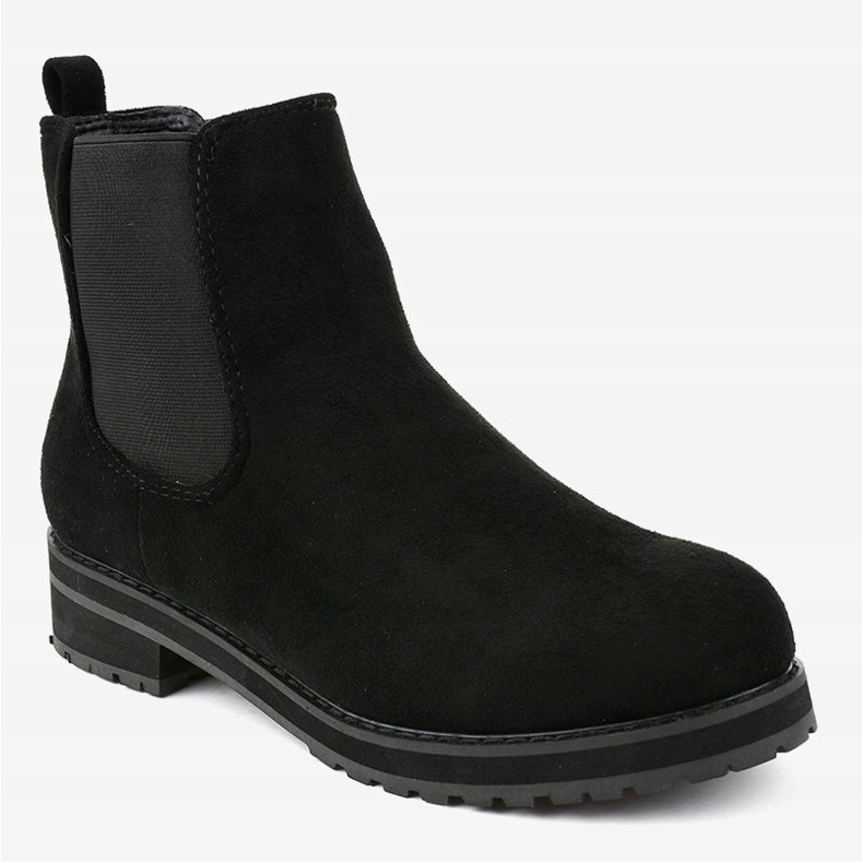 Black insulated boots F-3799 1