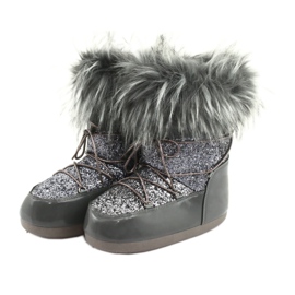 Comfortable snow boots grey 3