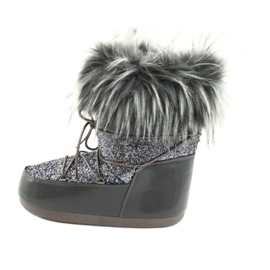 Comfortable snow boots grey 2