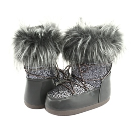 Comfortable snow boots grey 4