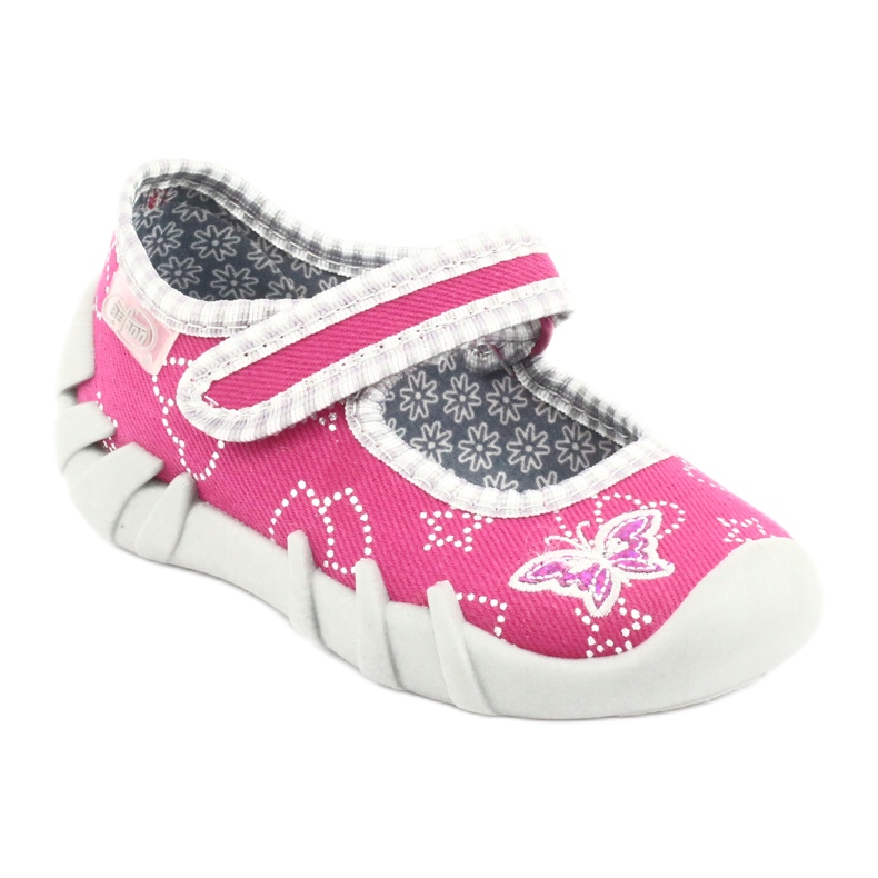 Befado children's shoes 109P165 pink grey 1 Befado children's shoes 109P165 pink grey 1
