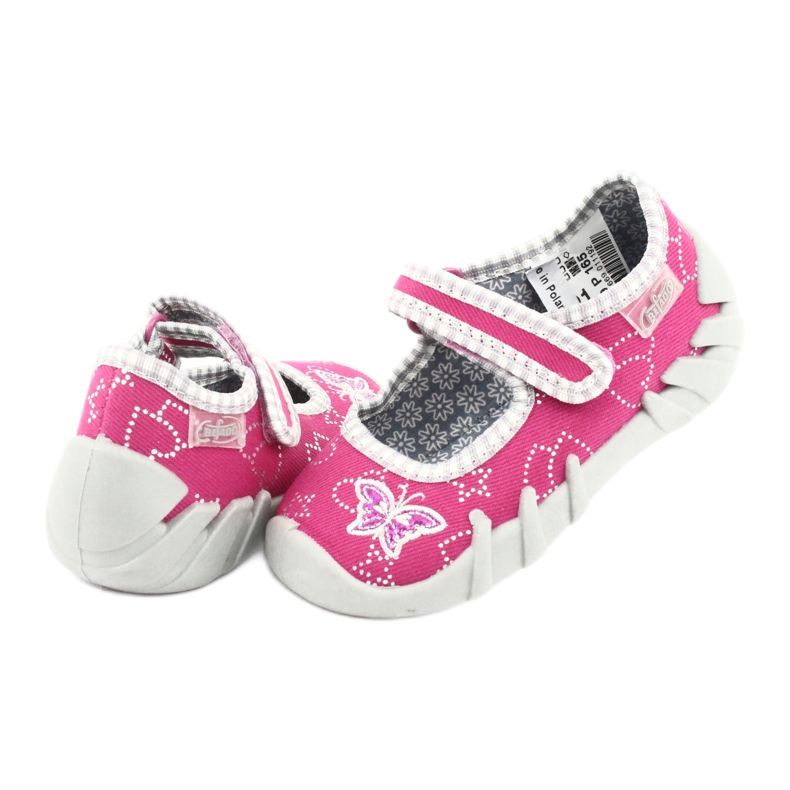 Befado children's shoes 109P165 pink grey 4