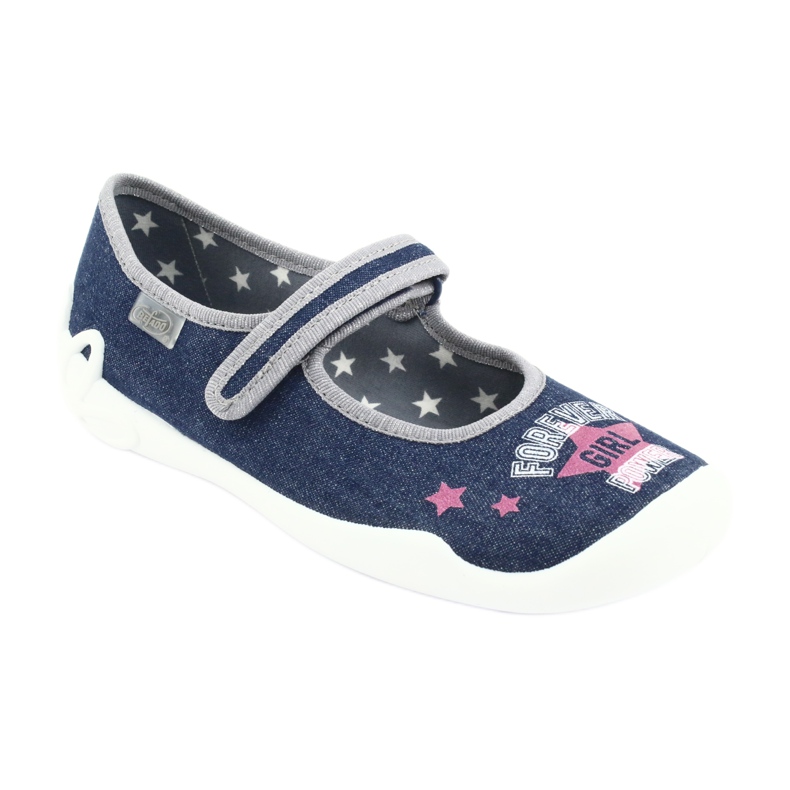 Befado children's shoes 114Y369 navy blue blue grey multicolored 2