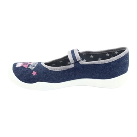 Befado children's shoes 114Y369 blue pink grey 2