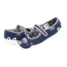 Befado children's shoes 114Y369 blue pink grey 4