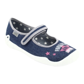 Befado children's shoes 114Y369 blue pink grey 1