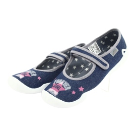 Befado children's shoes 114Y369 blue pink grey 3