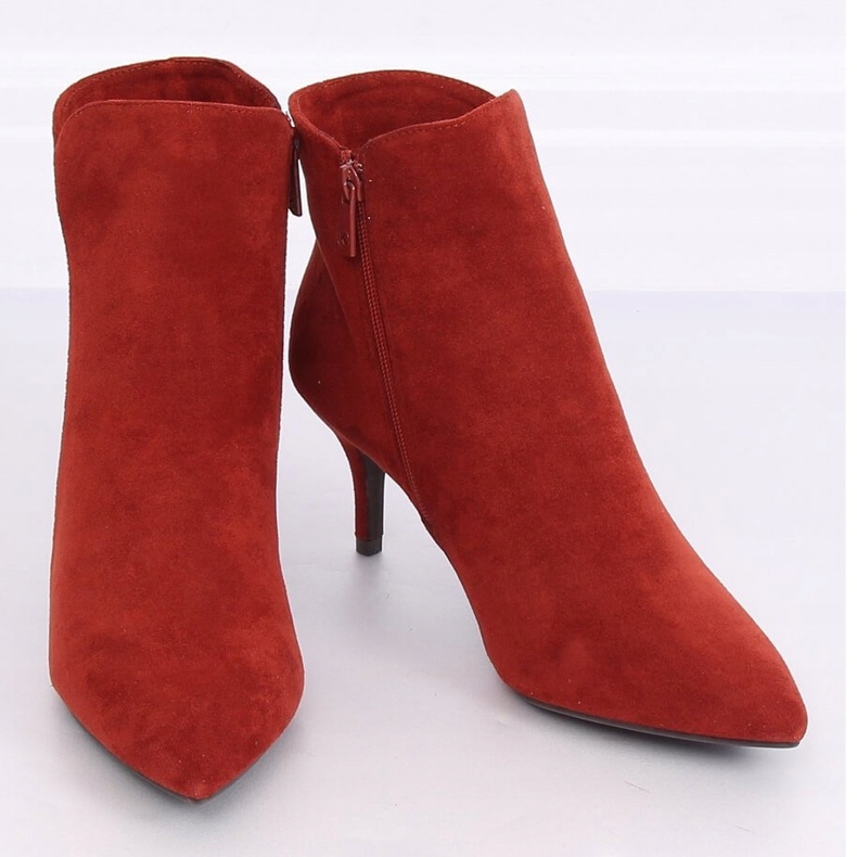 Brick boots on a low heel K1906806 Teja red multicolored 2