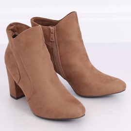 Beige high-heeled boots K1809810 Taupe 2