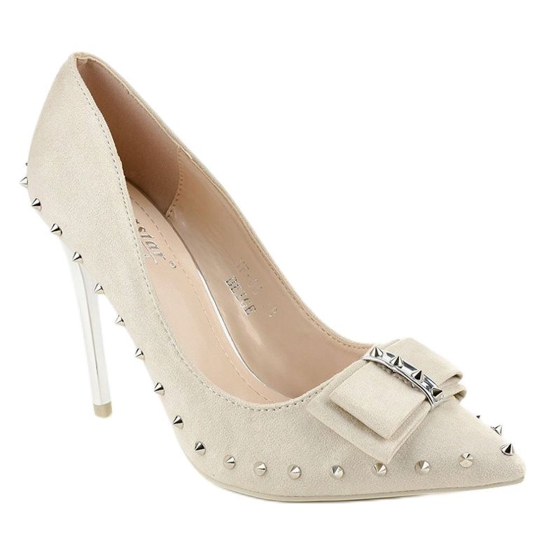 Beige pumps on a NF-05 heel 1