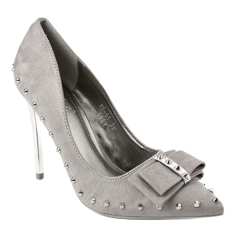 Gray pumps on the NF-05 heel grey 1