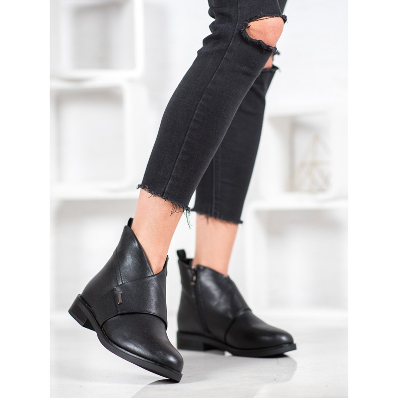 ENPLUS Elegant Black Boots 1