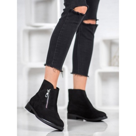 ENPLUS Fashionable boots with a zipper black 1