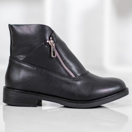 ENPLUS Fashionable boots with a zipper black 2