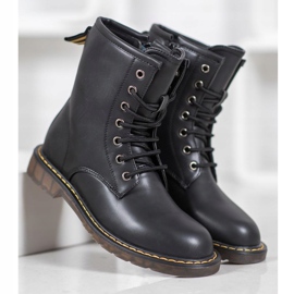 SHELOVET Fashionable Trappers Made of Eco Leather black 2 SHELOVET Fashionable Trappers Made of Eco Leather black 2