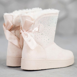 SHELOVET Mukluki With Crystals brown 1 SHELOVET Mukluki With Crystals brown 1