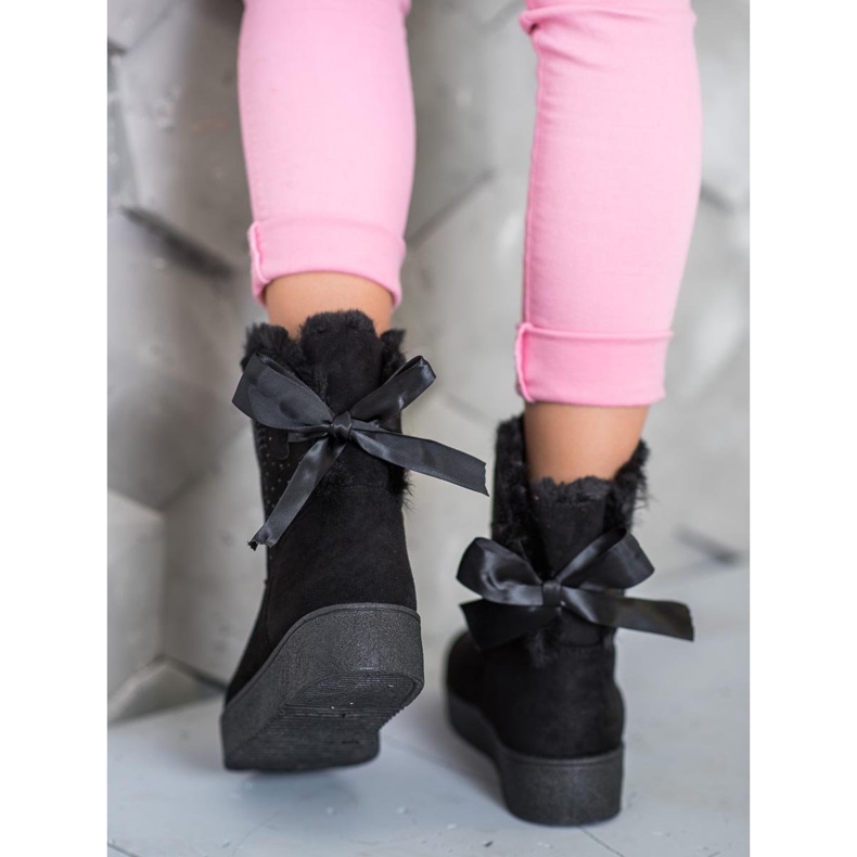 SHELOVET Mukluki With Crystals black 1