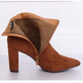 Camel 0-316 Camel high-heeled boots brown 2