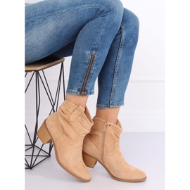 Short cowboy boots suede beige 9166 Beige 2 Short cowboy boots suede beige 9166 Beige 2