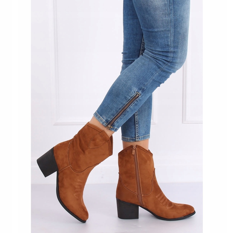 Cowboy boots, camel 5689 Camel brown 1