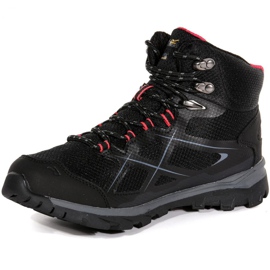 Regatta Wms Kota Mid W RWF490 7HQ Shoes black pink 2 Regatta Wms Kota Mid W RWF490 7HQ Shoes black pink 2