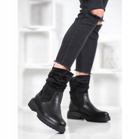 SHELOVET Warm Boots On The Platform black 1