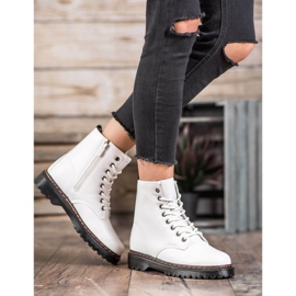 SHELOVET White Workers With Eco Leather 1