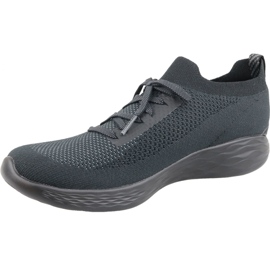 Skechers You Shine Trainers W 14957-BKGY grey 1