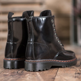 SHELOVET Black Workers With Eco Leather 1