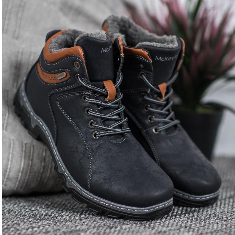 Warm MCKEYLOR shoes navy blue 1 Warm MCKEYLOR shoes navy blue 1