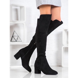 SHELOVET Boots On A Pillar black 1