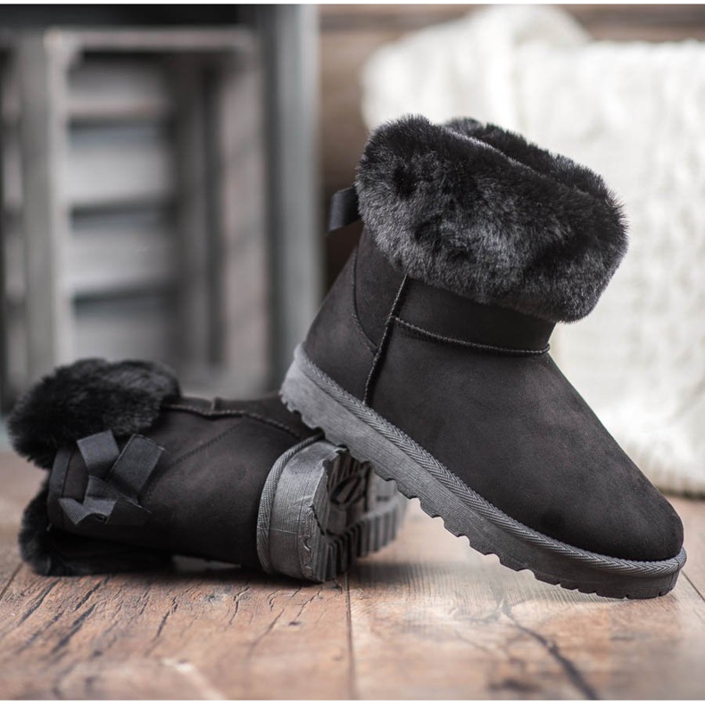 SHELOVET Mukluki With Fur black 1