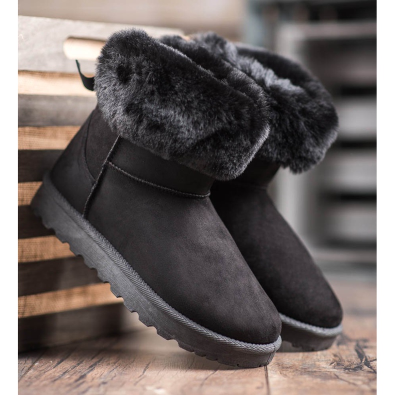 SHELOVET Mukluki With Fur black 2