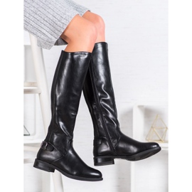 SHELOVET Comfortable riding boots black 2