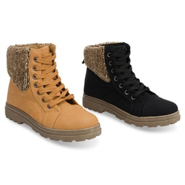 Timber boots with sheepskin 368 Camel brown 2