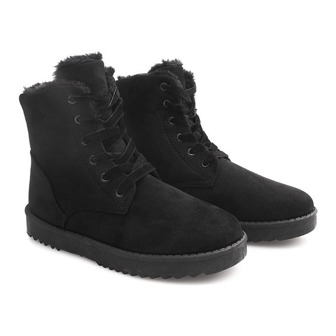 Lace-up Inuit A302 Black 1