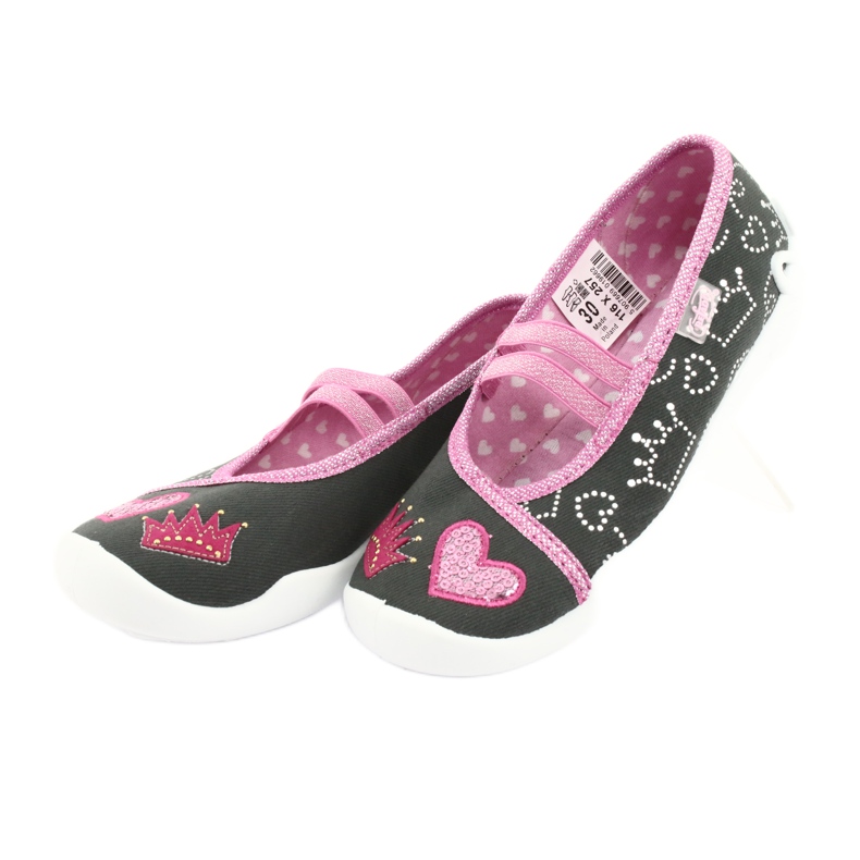 Befado children's shoes 116X257 pink grey 3 Befado children's shoes 116X257 pink grey 3