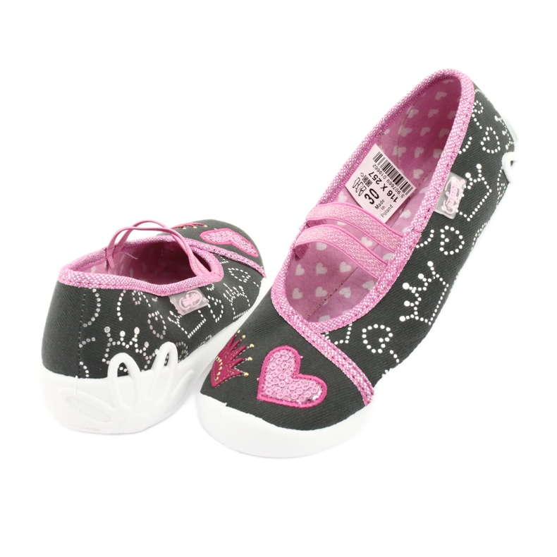 Befado children's shoes 116X257 pink grey 4 Befado children's shoes 116X257 pink grey 4