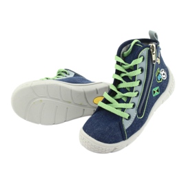 Light Befado children's shoes 547X002 navy blue grey green 5