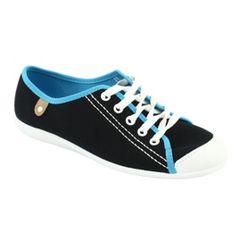 Befado youth shoes 248Q019 black blue 1