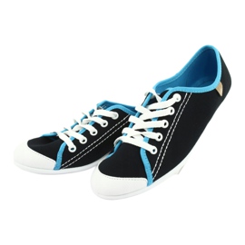Befado youth shoes 248Q019 black blue 3 Befado youth shoes 248Q019 black blue 3