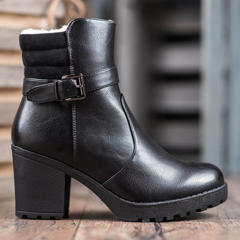 J. Star Comfortable Eco-leather boots black 2 J. Star Comfortable Eco-leather boots black 2