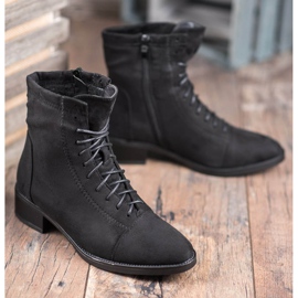 Super Mode Tied Booties black 1