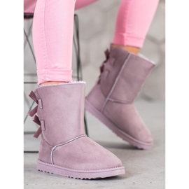 Kayla Comfortable Mukluki violet 2