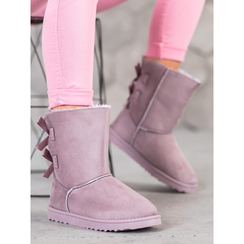 Kayla Comfortable Mukluki violet 2