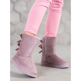 Kayla Comfortable Mukluki purple 1