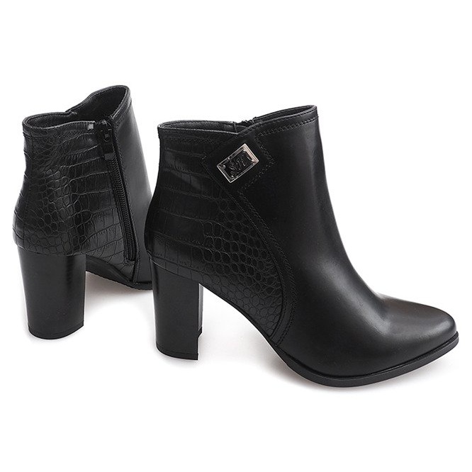 Boots On Heel 6315 Black 1